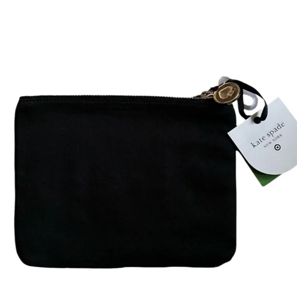 KATE SPADE x Target NWT Black Beaded “Champagne and French Fries” Clutch - Picture 4 of 5